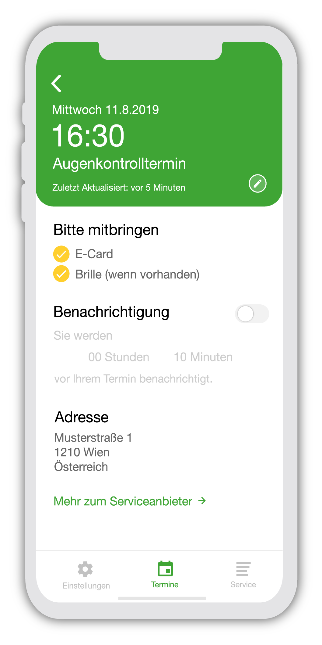 App Besonderheiten